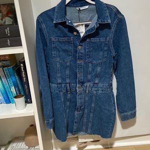 Zara denim TRF dress